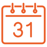 calendar page icon showing 31