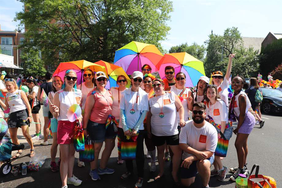 National Council staff practice inclusivity at the LGBTQ+ Pride Parade in Washington, D.C.