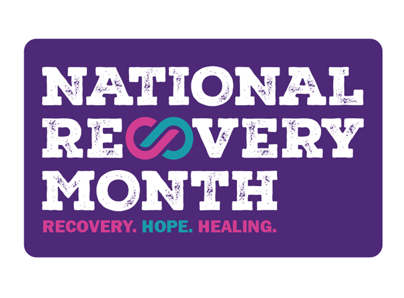 National Recovery Month Graphic